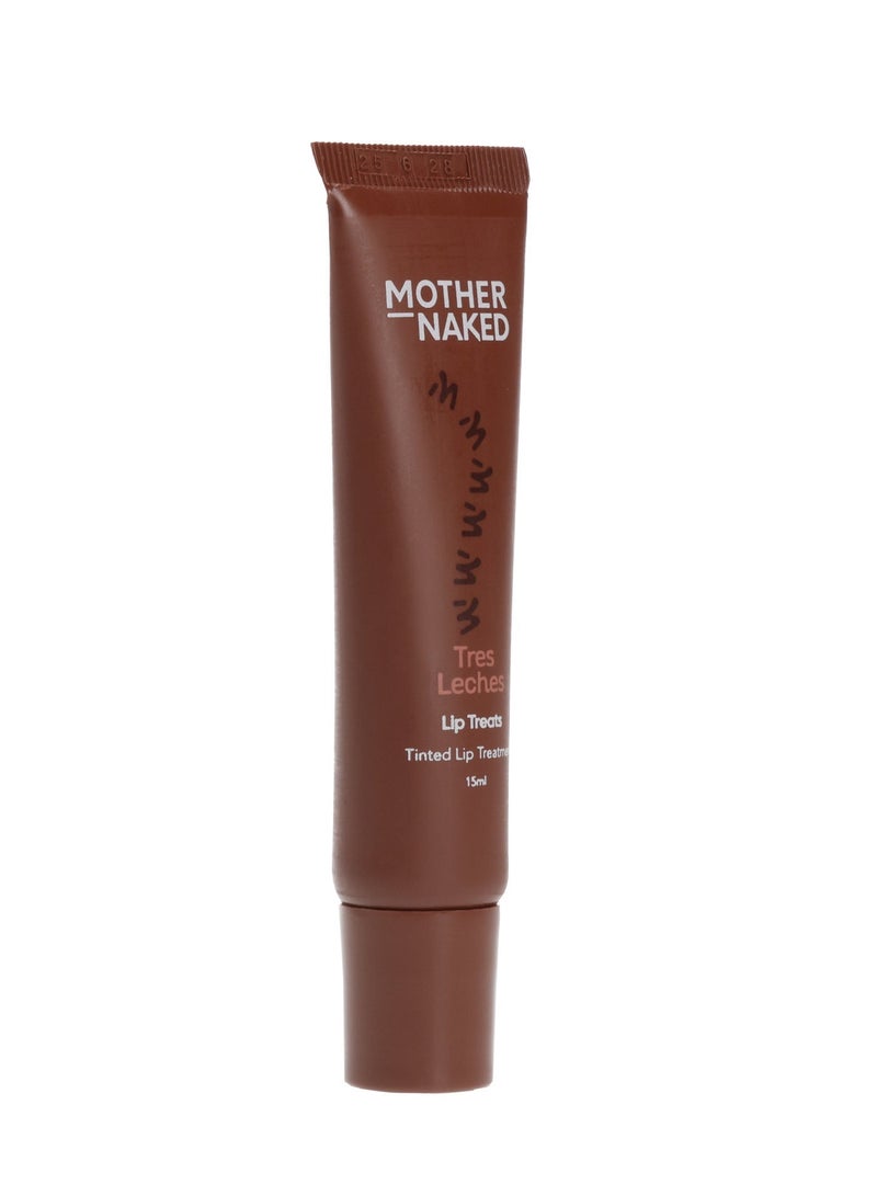 Mother Naked Tres Leches Lip Treat | 15ml | Nude Beige Glossy Tint | Sweet Cream Flavour | Vitamin E - Image 2